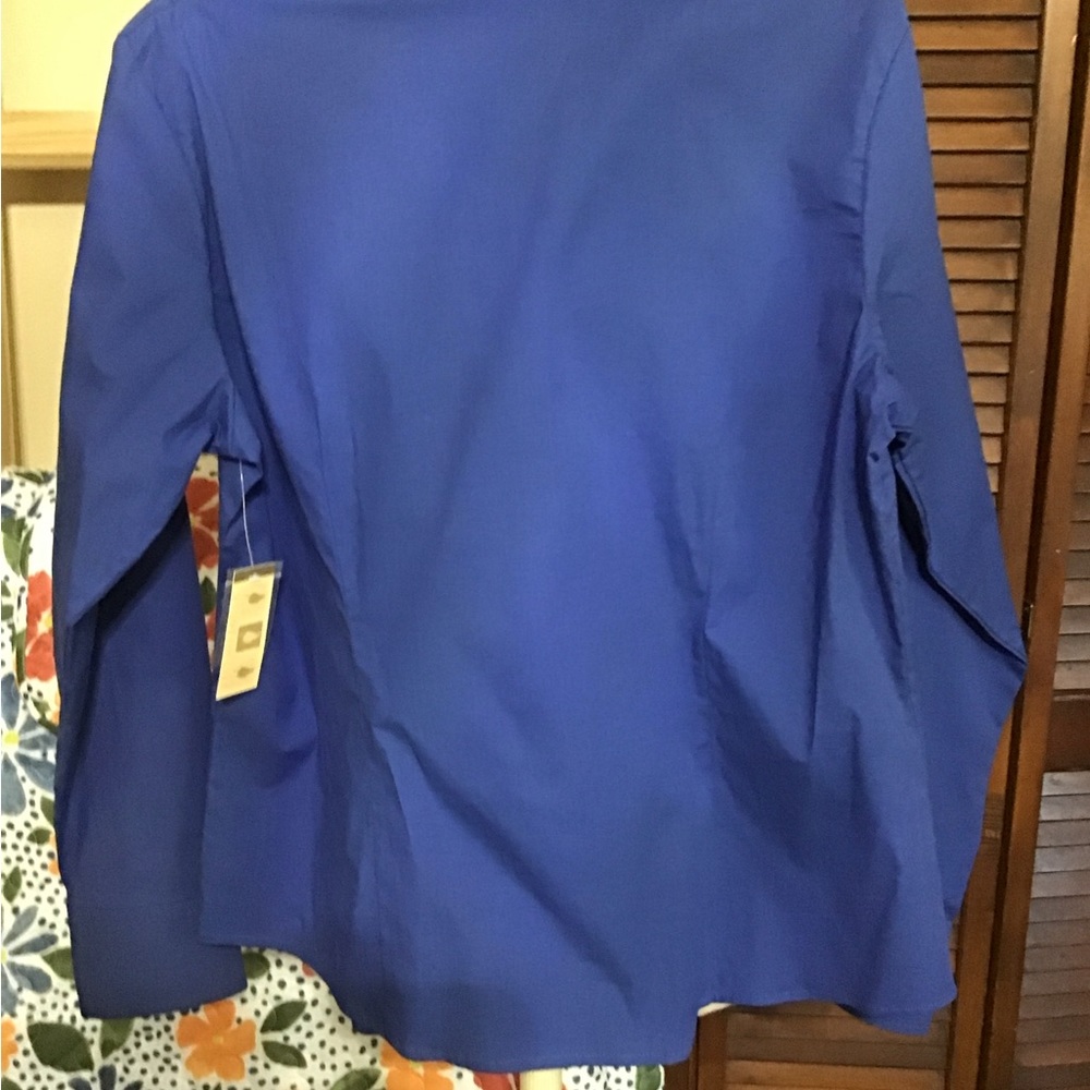 Women’s size large NWT long sleeve button down collared shirt /blouse - Picture 3 of 7